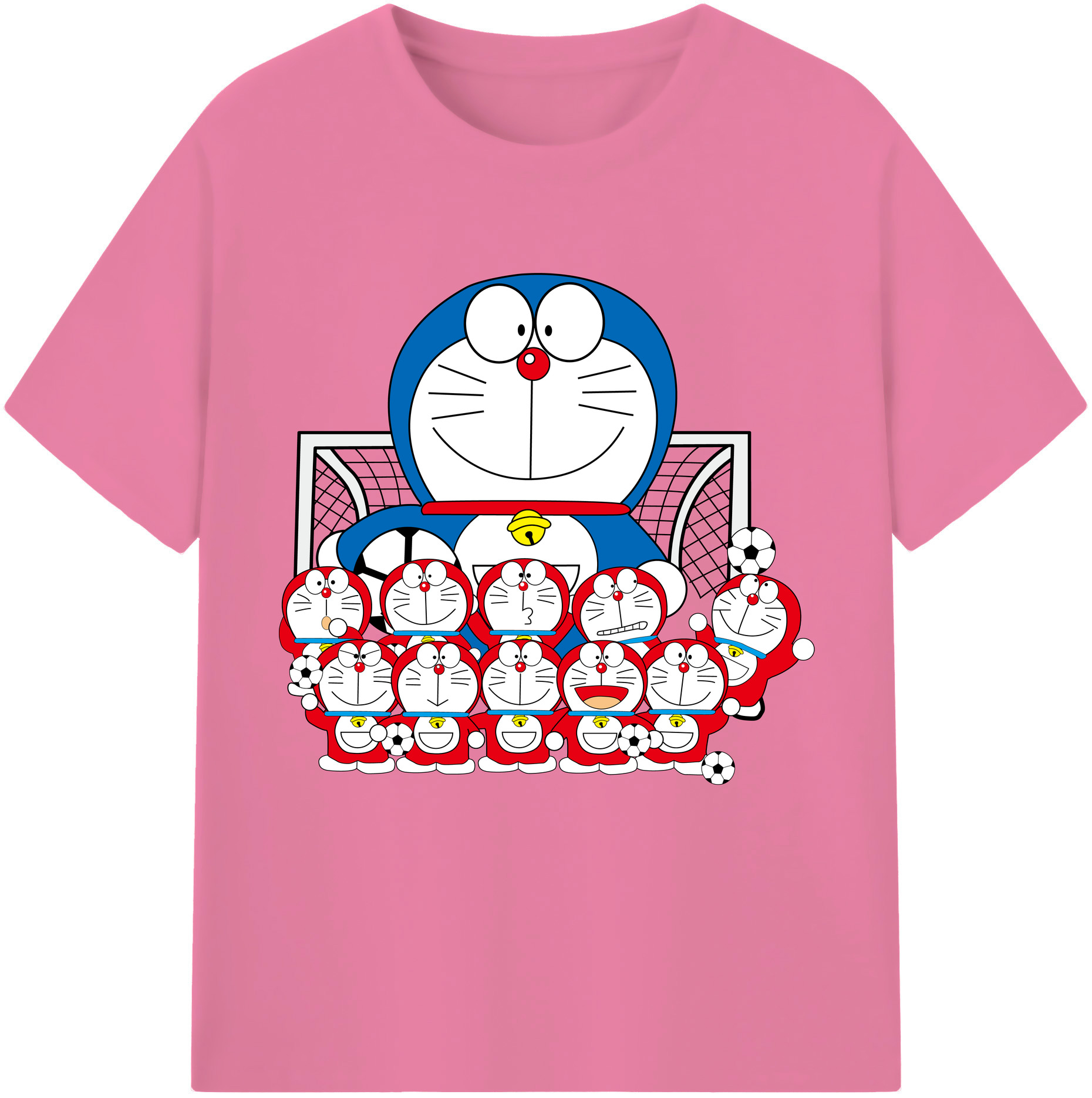 （画像用） ドラえもん Doraemon 綿100％半袖Tシャツ（フロントプリント）